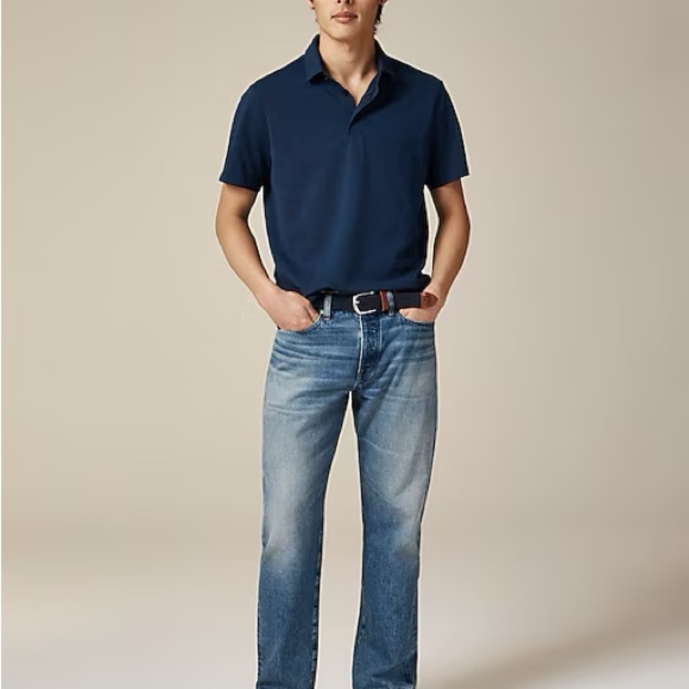 J.Crew Men’s performance piqué polo shirt